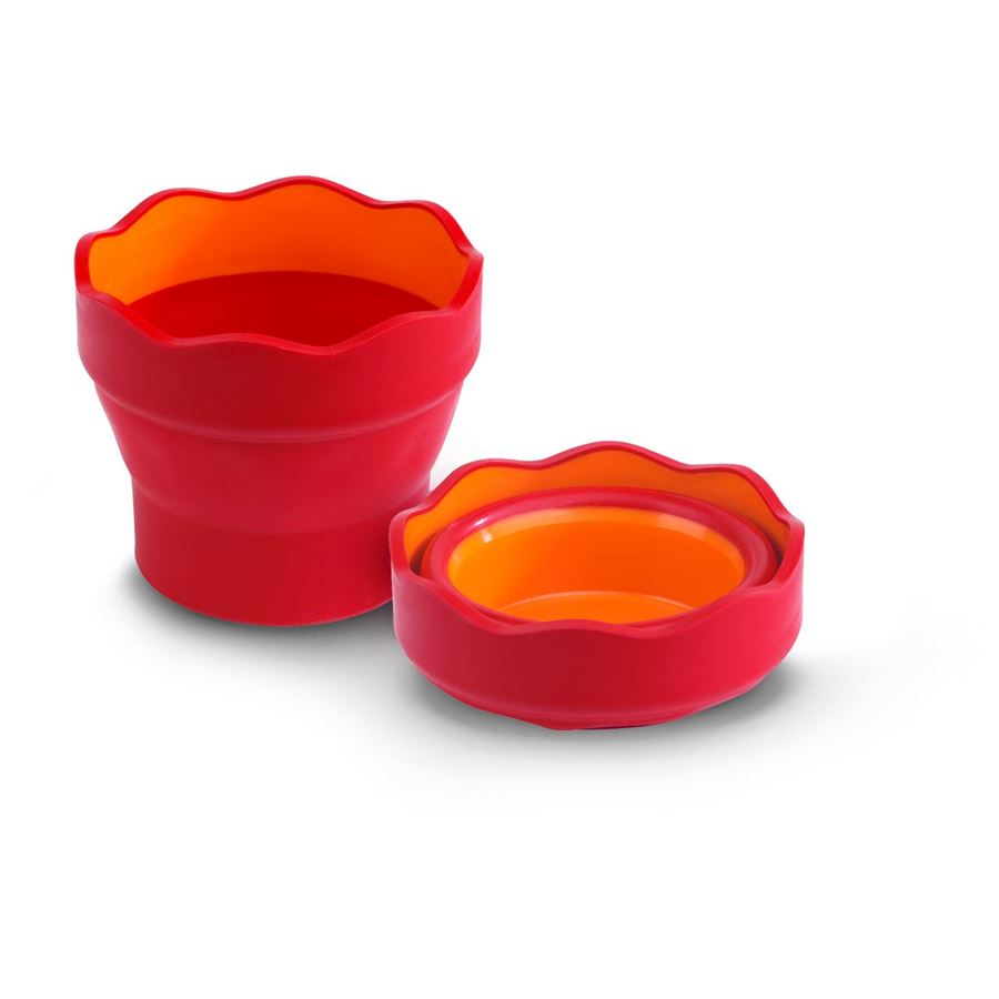 Faber-Castell - Kelímek na vodu Clic&Go, červená