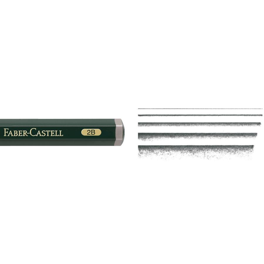 Faber-Castell - Grafitová tužka Castell 9000 Jumbo, 2B