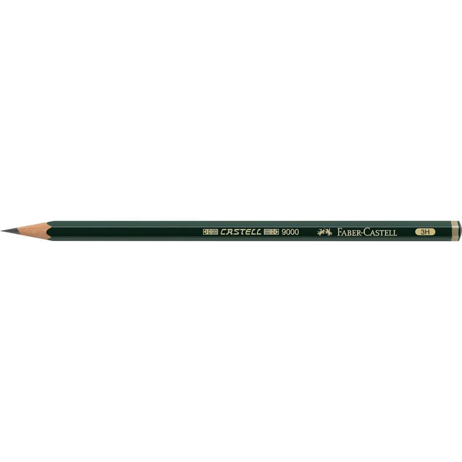 Faber-Castell - Grafitová tužka Castell 9000, 3H
