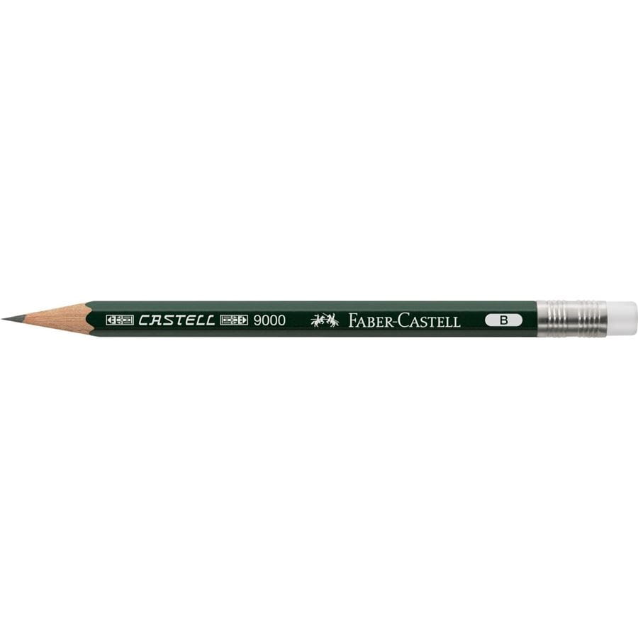 Faber-Castell - Grafitová tužka Castell 9000, Perfect pencil, bez víčka