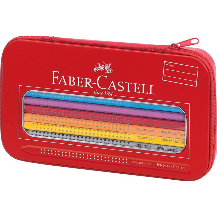 Faber-Castell - Pastelka Colour Grip, dárková sada Duha 17 ks