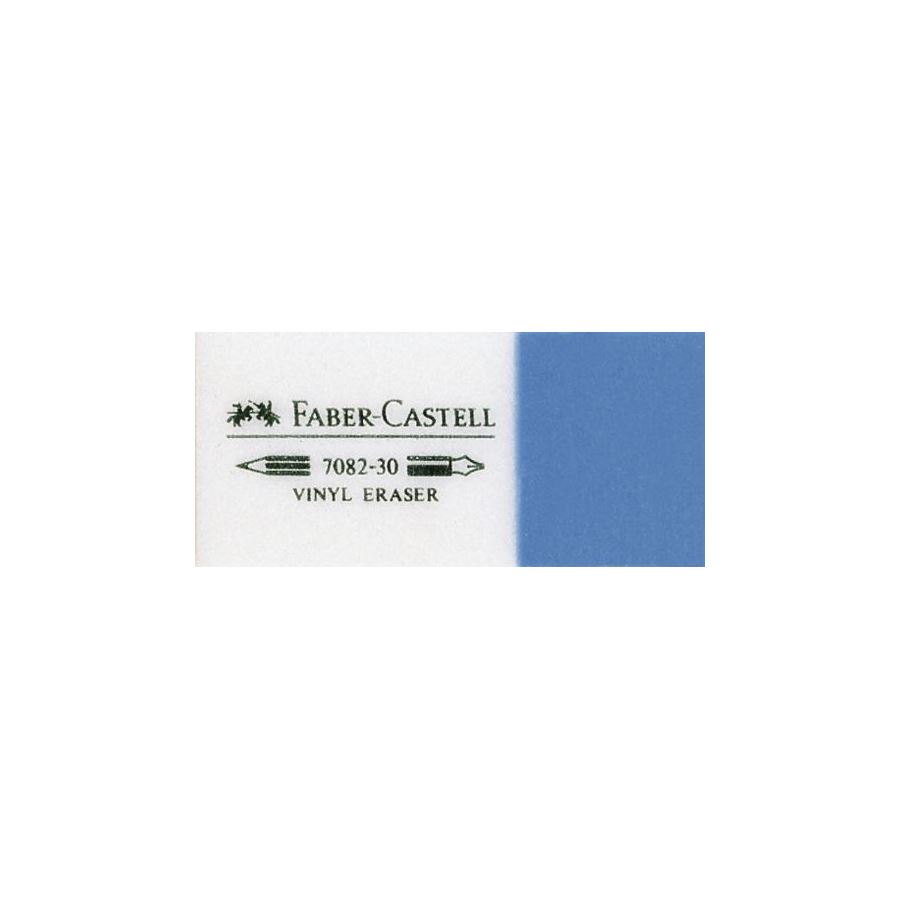 Faber-Castell - Stěrací pryž vinylová 7082-30, modro-bílá