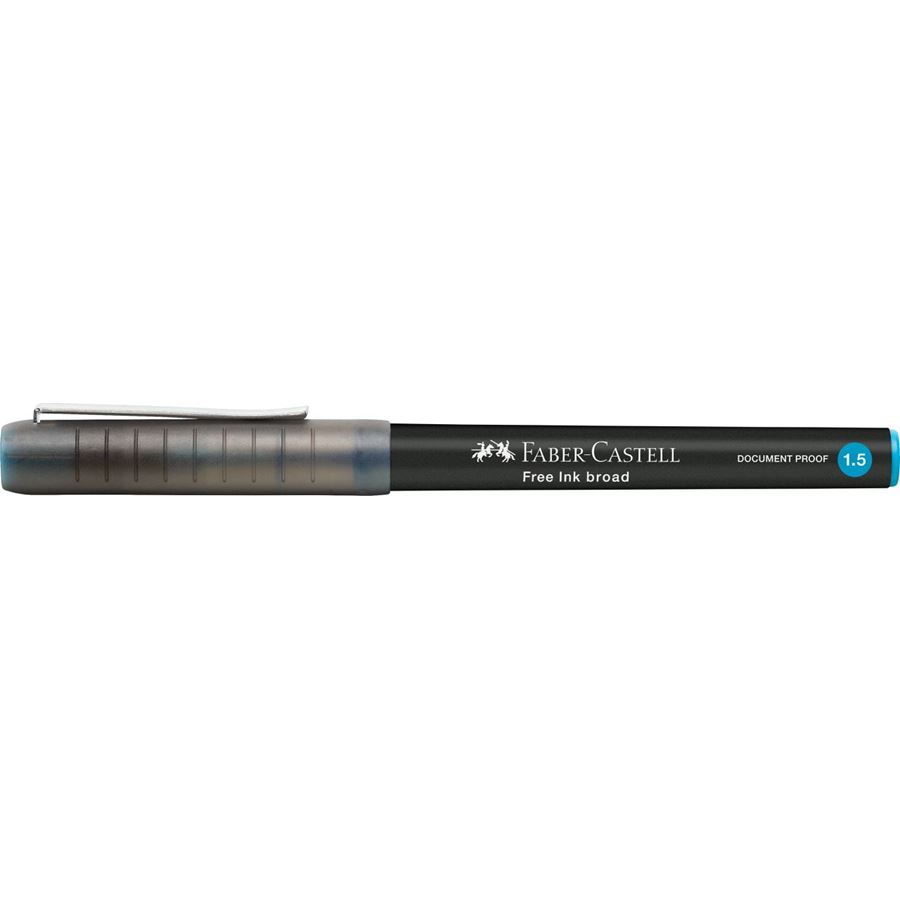 Faber-Castell - Roller Free Ink 1.5 mm, světle modrá