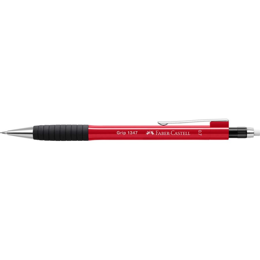 Faber-Castell - Mechanická tužka Grip 1347, 0.7 mm, červená