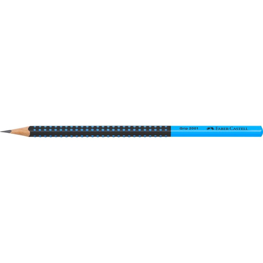 Faber-Castell - Grafitová tužka Grip Two Tone, modrá / černá