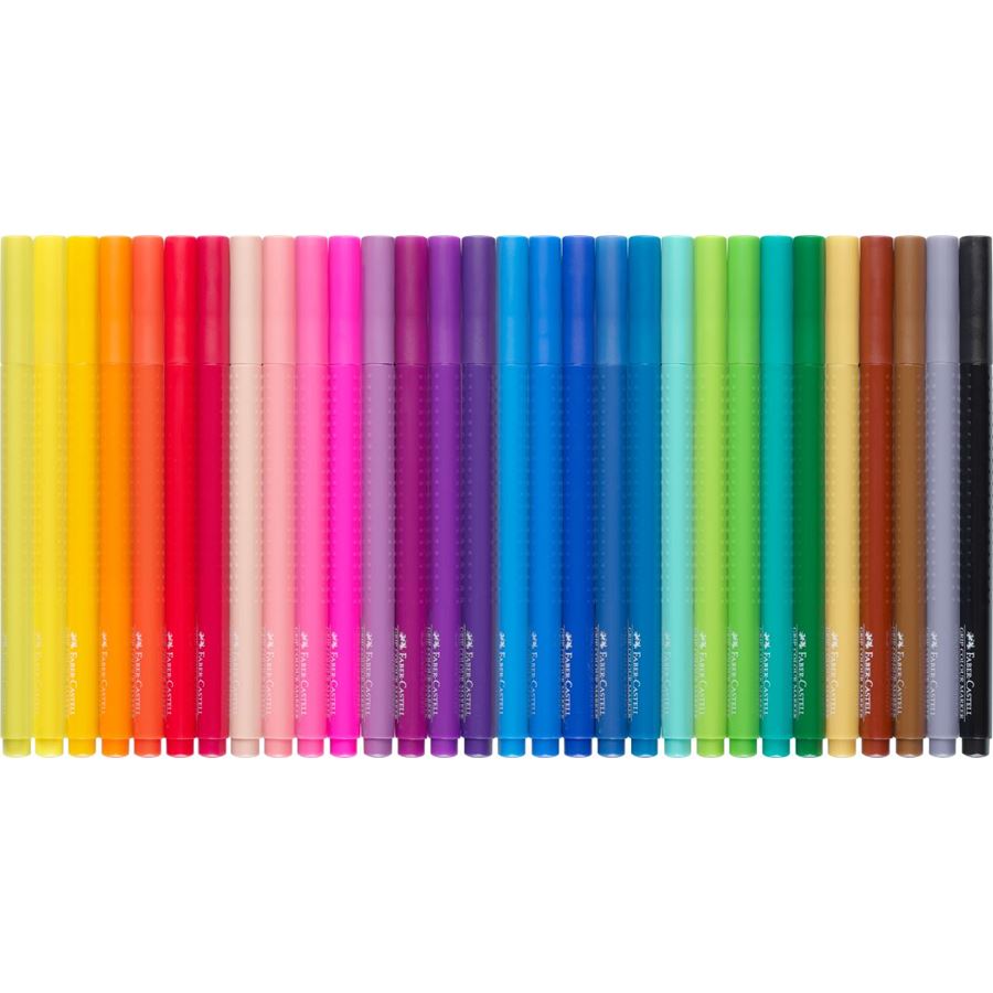 Faber-Castell - Fixy Colour Grip, papírová krabička 30 ks