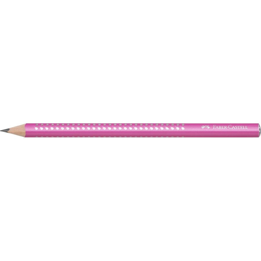 Faber-Castell - Grafitová tužka Jumbo Sparkle, perleťově růžová