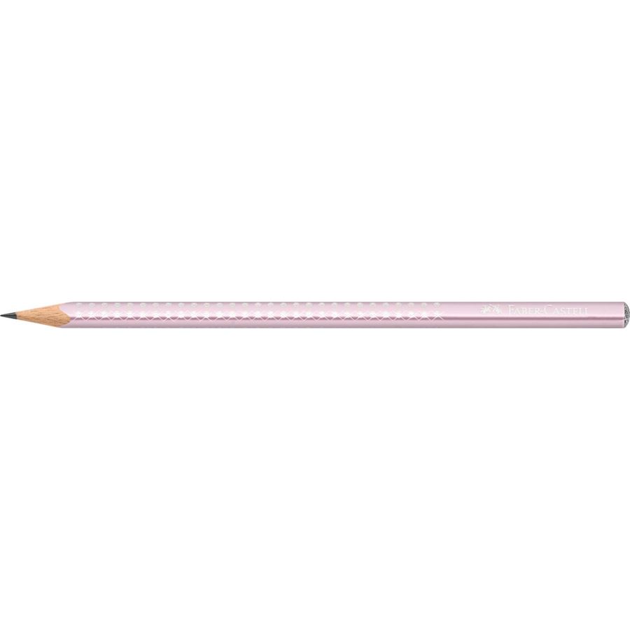 Faber-Castell - Grafitová tužka Sparkle, rose metallic