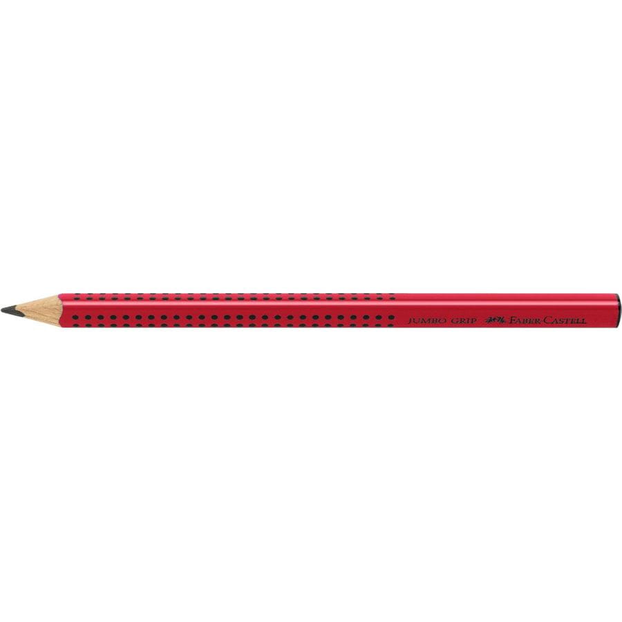Faber-Castell - Grafitová tužka Jumbo Grip, B, červená