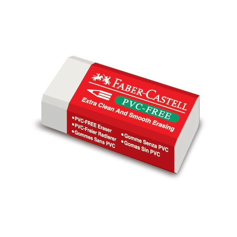 Faber-Castell - Stěrací pryž PVC-free 7095, pap.krabička