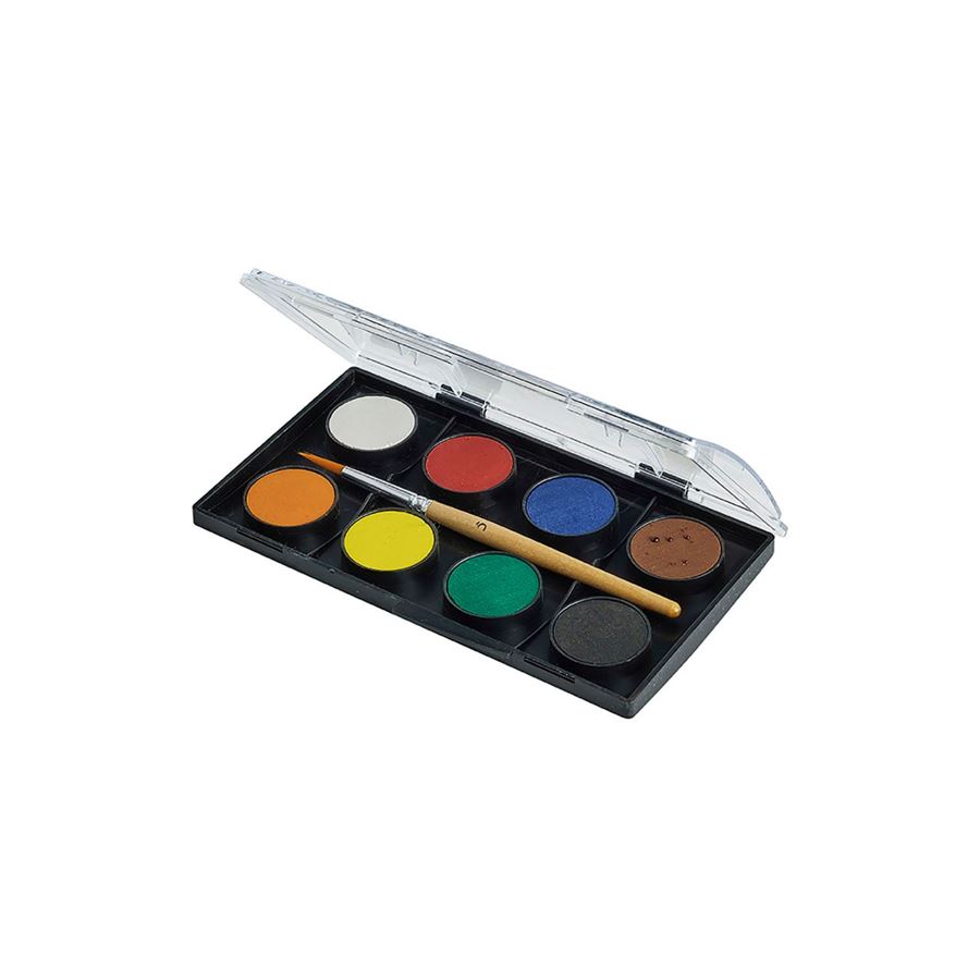 Faber-Castell - Vodové barvy 24mm, 8 barev