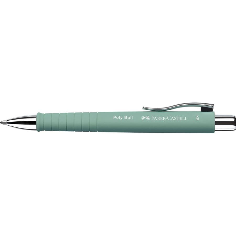 Faber-Castell - Kuličkové pero Poly Ball XB, mátově zelená