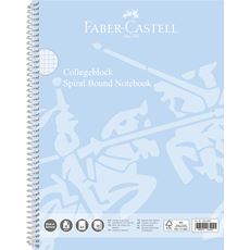 Faber-Castell - Blok A4 čtverečkovaný, sky blue