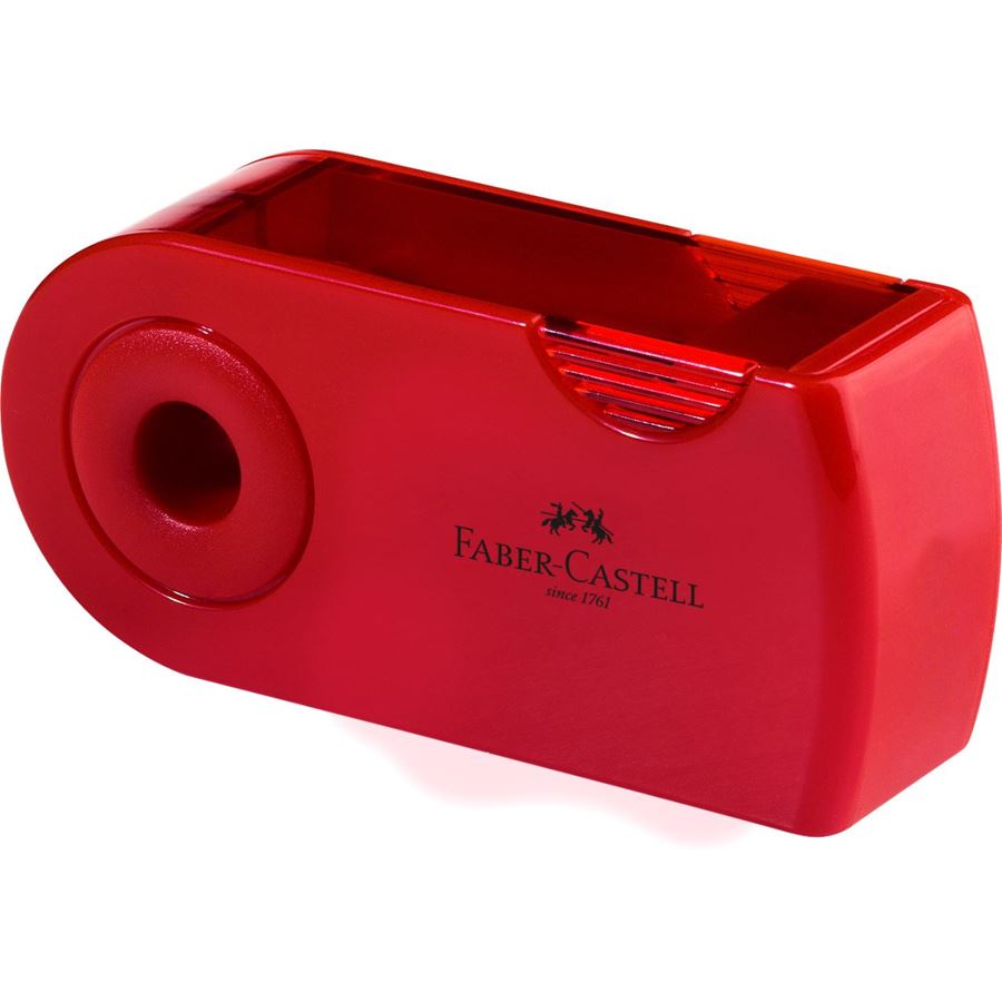 Faber-Castell - Ořezávátko Sleeve dvojité, červená / modrá