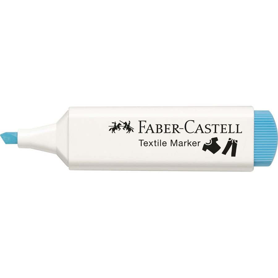 Faber-Castell - Popisovač textilní, světle modrá