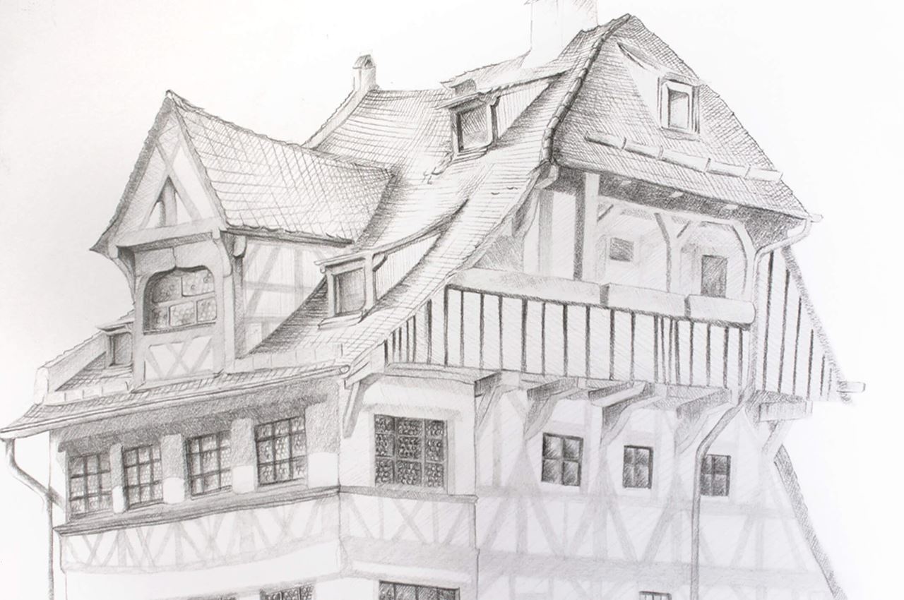 Castell 9000 Tutorial: Dürer House - The roof