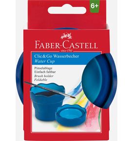 Faber-Castell - Kelímek na vodu Clic&Go, modrá