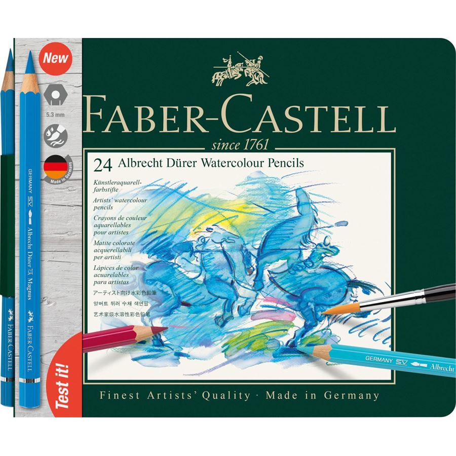 Faber-Castell - Pastelka Albrecht Dürer, plechová krabička 24 ks