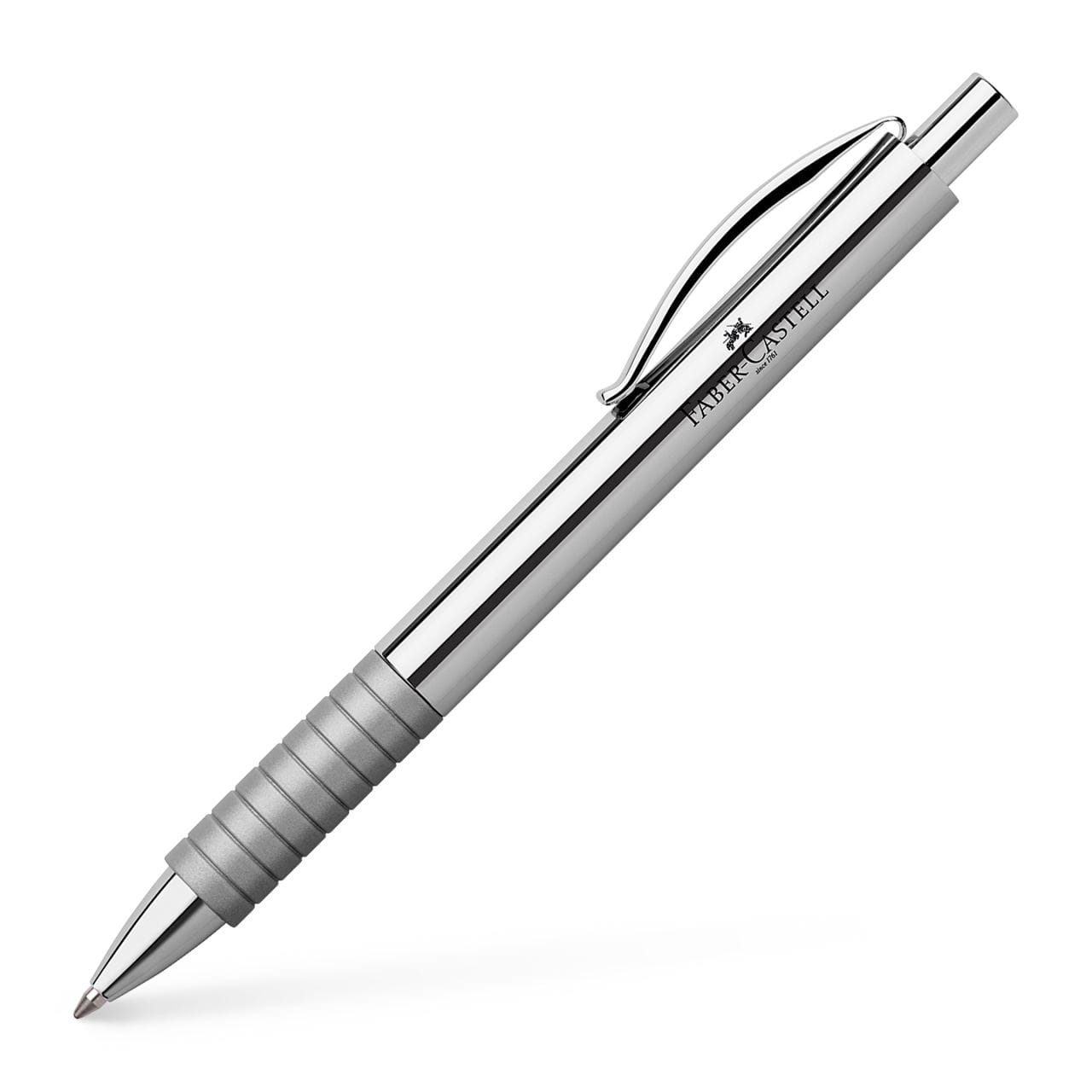 Faber-Castell - Kuličkové pero Essentio Metal, lesklý kov