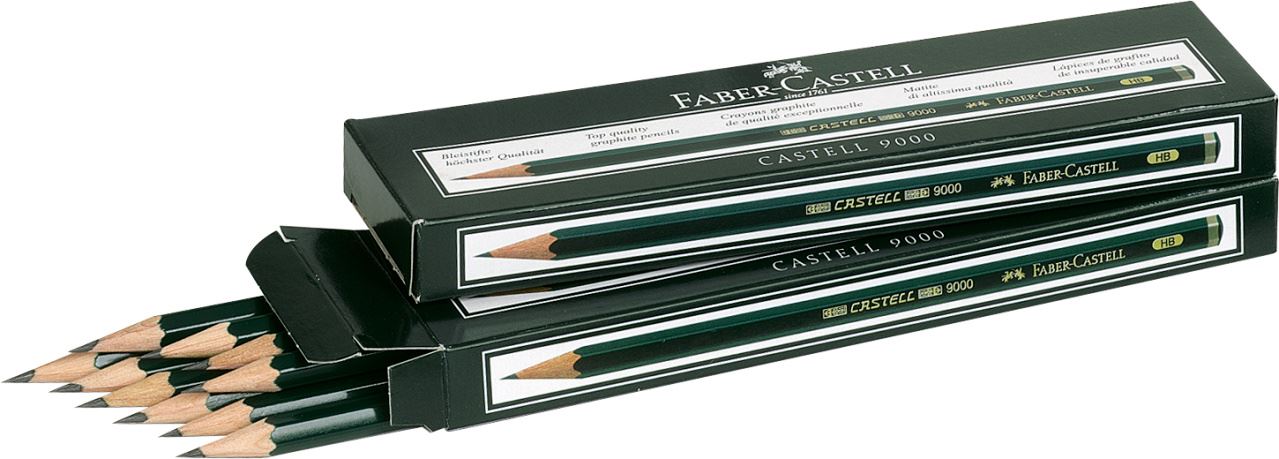 Faber-Castell - Grafitová tužka Castell 9000, HB