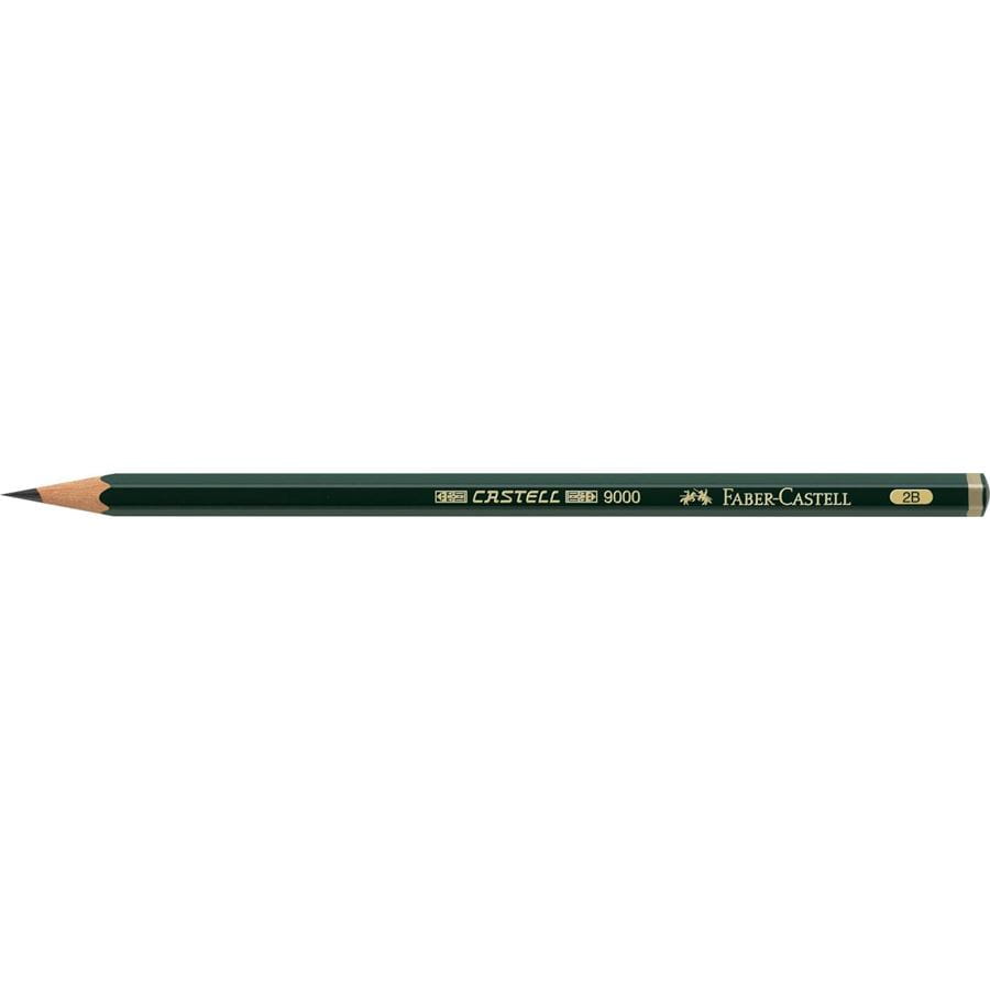 Faber-Castell - Grafitová tužka Castell 9000, 2B