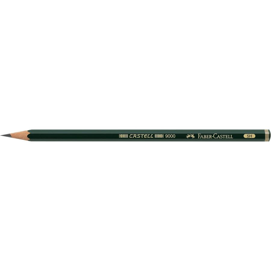Faber-Castell - Grafitová tužka Castell 9000, 5H