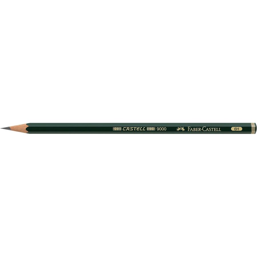 Faber-Castell - Grafitová tužka Castell 9000, 6H