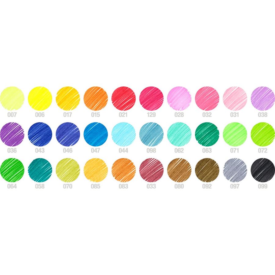 Faber-Castell - Popis. klipové 30 barev 11-300-A