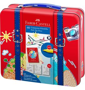 Faber-Castell - Fixy Connector, cestovní kufřík 40 ks