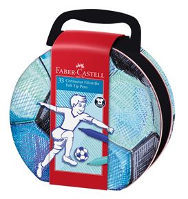 Faber-Castell - Fixy Connector, kufřík Fotbal 33 ks