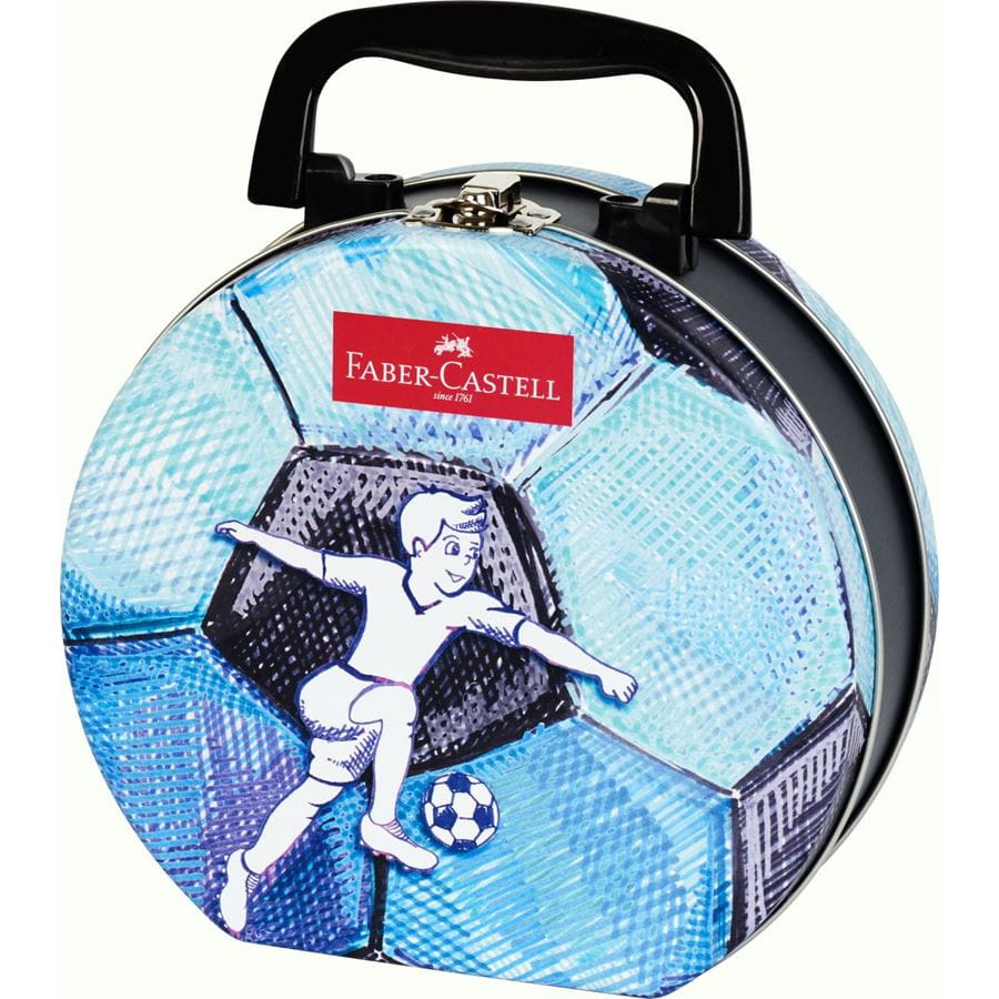 Faber-Castell - Fixy Connector, kufřík Fotbal 33 ks