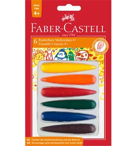 Faber-Castell - Voskovky do dlaně, plastové pouzdro 6 ks