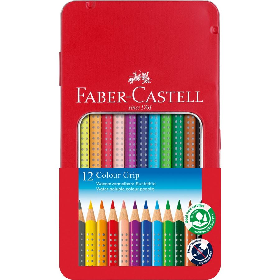 Faber-Castell - Pastelka Colour Grip, dárková sada 12 ks