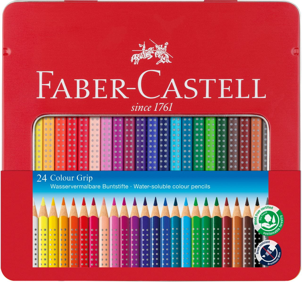 Faber-Castell - Pastelka Colour Grip, dárková sada 24 ks