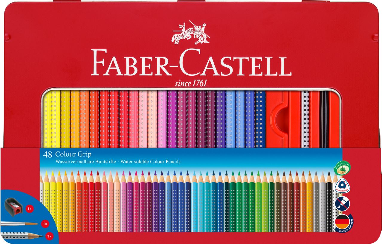 Faber-Castell - Pastelka Colour Grip, dárková sada 48 ks