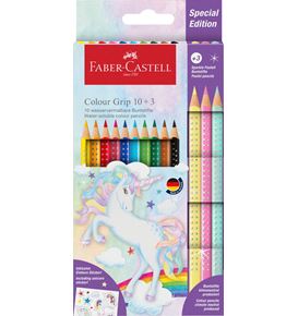 Faber-Castell - Pastelka Colour Grip Unicorn, pap. krabička 10+3 ks