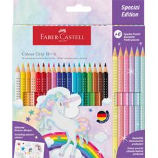 Faber-Castell - Pastelka Colour Grip Unicorn, pap. krabička 24 ks