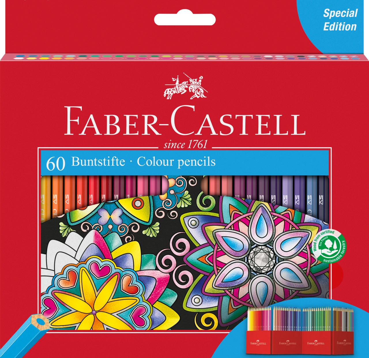 Faber-Castell - Pastelka Classic, dárkový box 60 ks