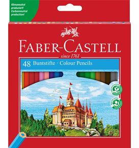 Faber-Castell - Pastelka šestihranná, papírová krabička 48 ks
