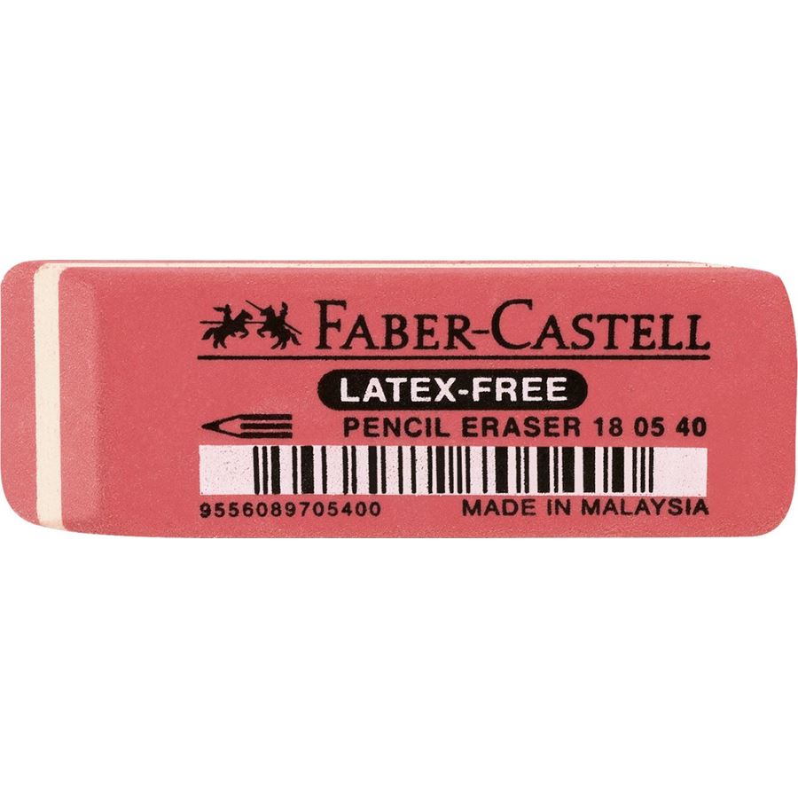 Faber-Castell - Stěrací pryž Latex-free, červená