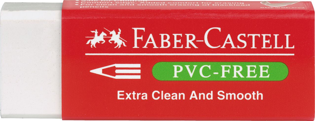 Faber-Castell - Stěrací pryž PVC-free, bílá