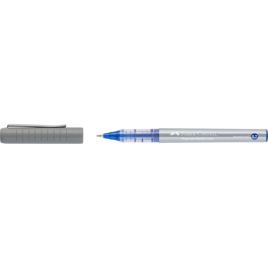 Faber-Castell - Roller Fre Ink 0.7 mm, modrá
