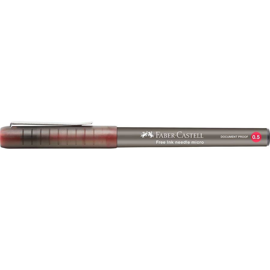 Faber-Castell - Roller Free Ink, 0.5 mm, červená