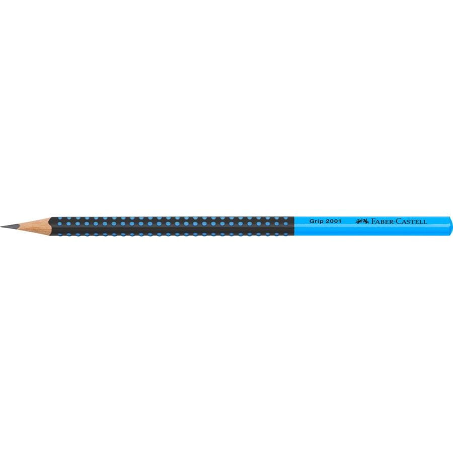 Faber-Castell - Grafitová tužka Grip Two Tone, modrá / černá