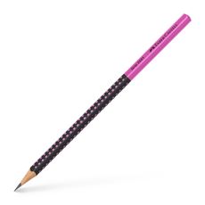 Faber-Castell - Grafitová tužka Grip Two Tone, růžová / černá