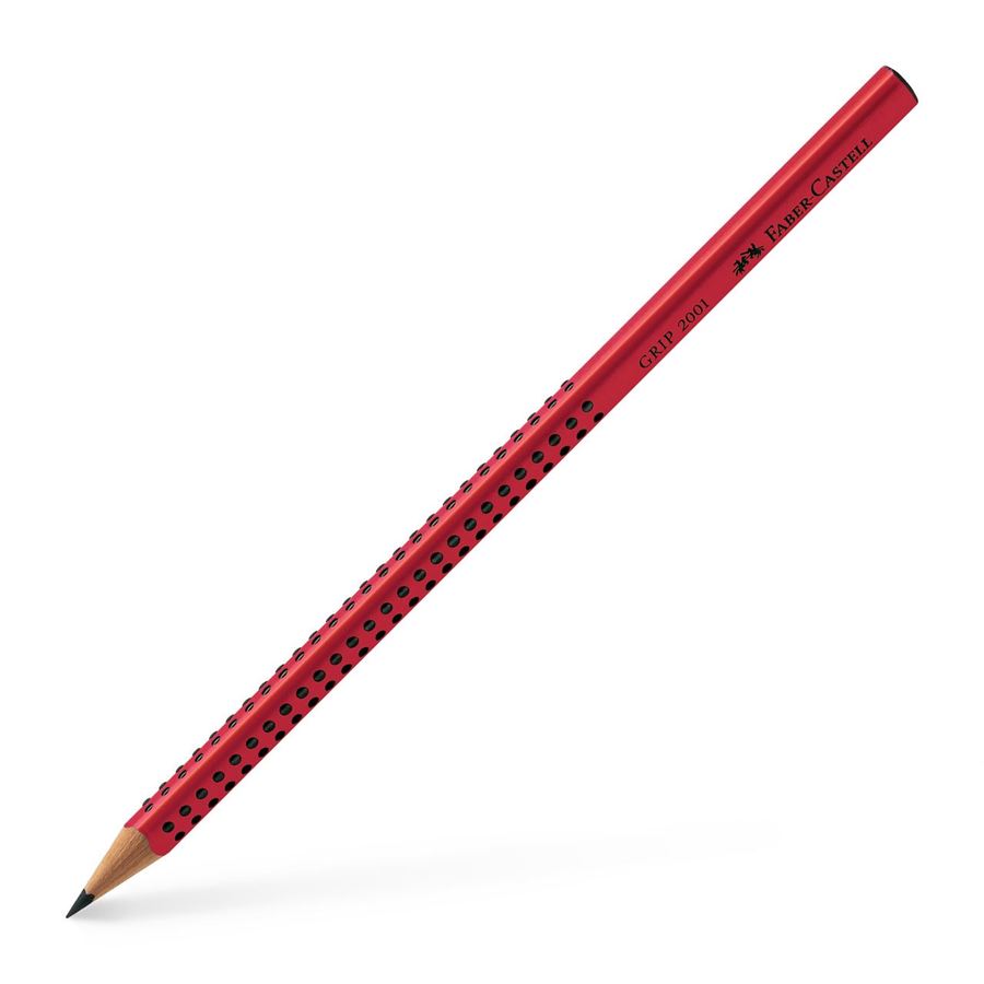 Faber-Castell - Grafitová tužka Grip 2001, červená