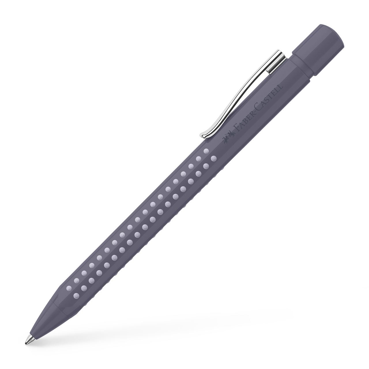 Faber-Castell - Kuličkové pero Grip 2010, M, fialová šeď