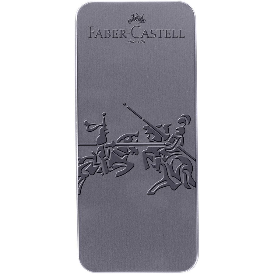 Faber-Castell - Plnicí a kuličkové pero Grip 2010, fialová šeď