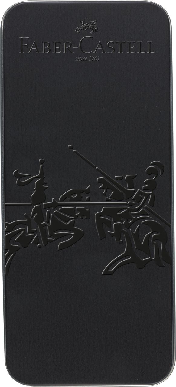Faber-Castell - Plnicí pero Grip, dárková sada, černá edice, 2ks