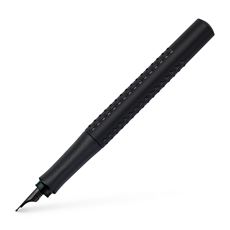 Faber-Castell - Plnicí pero Grip Edition, černý hrot B, černá